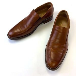 Cole Haan mens tan leather slip on loafer Size 8.5M